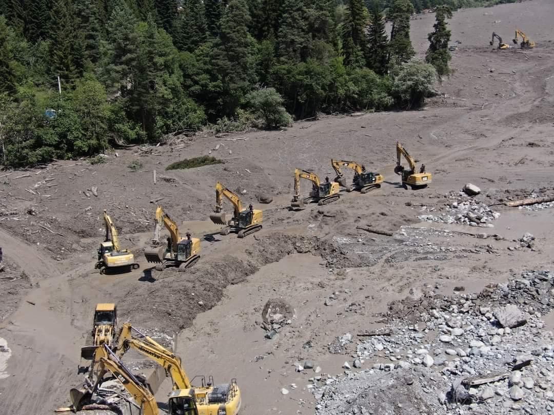 Gov’t calls Shovi landslide “unpreventable”, claims early warning systems to cover whole Georgia “soon”