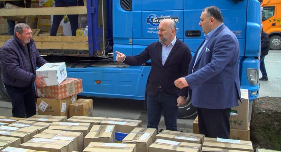 Georgia’s Imereti region sends 1st portion of humanitarian aid to Ukraine amounting to 40 tons