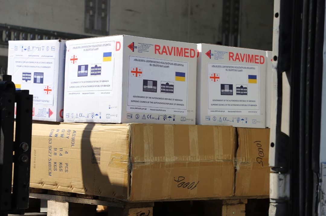 აფხაზეთის მთავრობა უკრაინელი ხალხის დასახმარებლად ჰუმანიტარულ აქციაში ჩაერთო