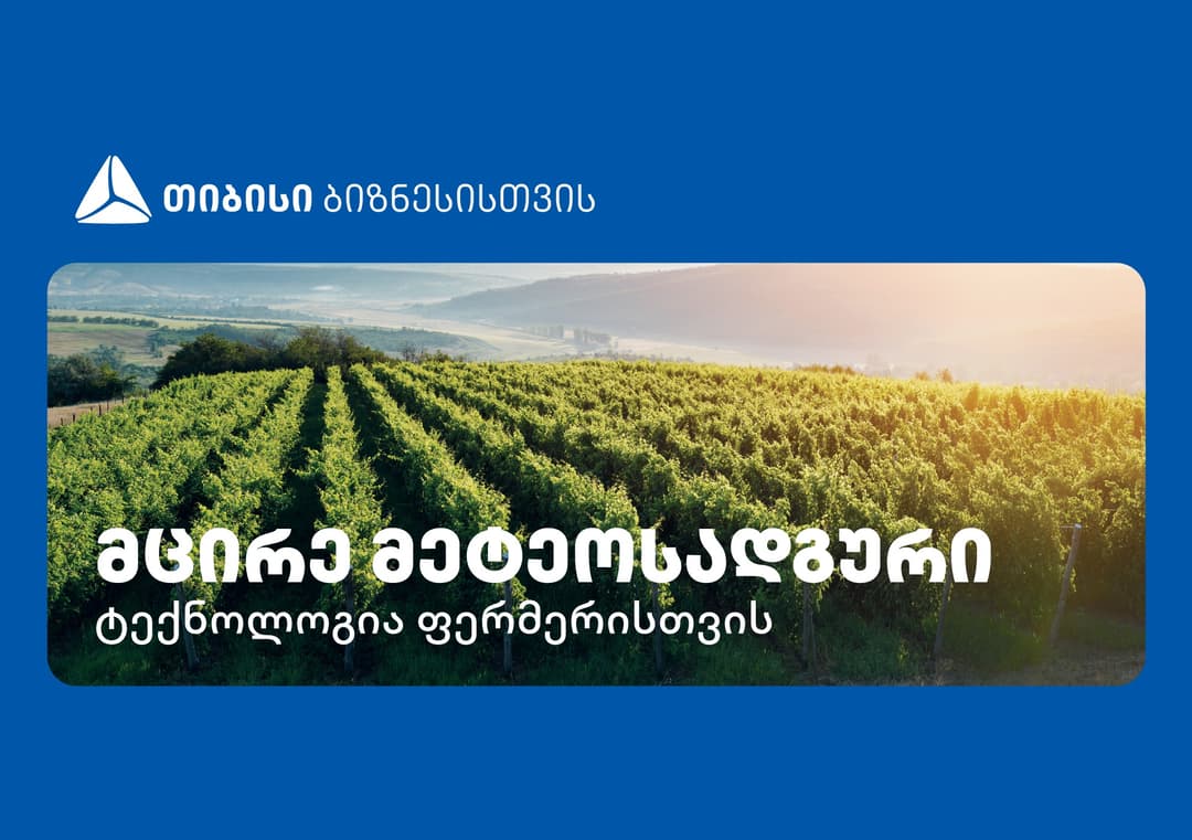 თიბისის მხარდაჭერით, ფერმერები კლიმატგონივრული სისტემების დანერგვას შეძლებენ