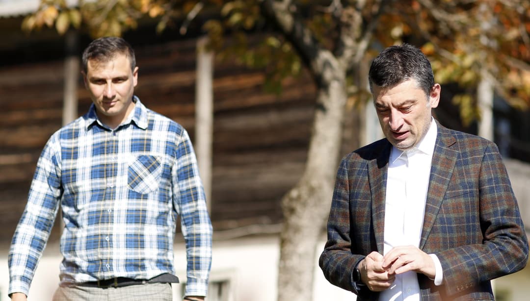 გიორგი გახარია სამეგრელოში მოსახლეობასთან შეხვედრებს მართავს