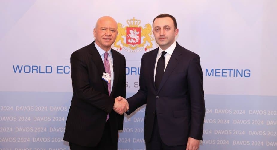 Georgian PM meets Koç Holding CEO in Davos to discuss cooperation