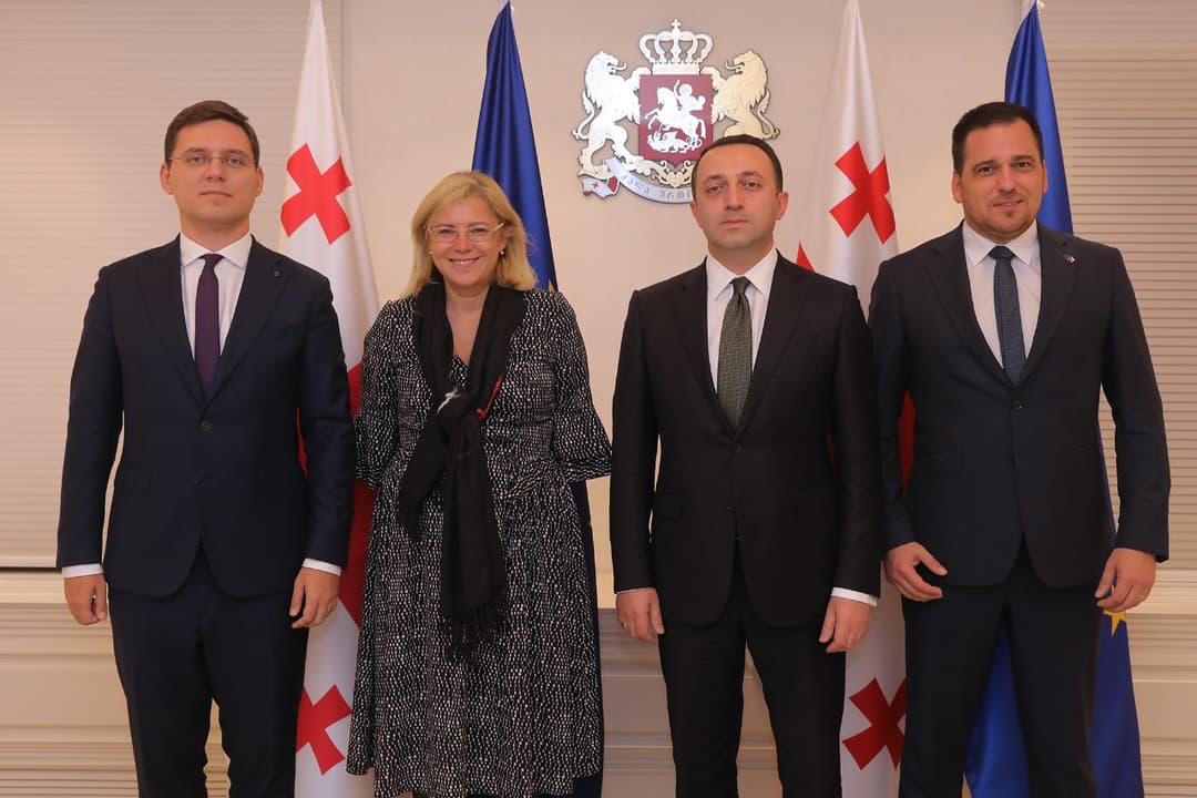 ირაკლი ღარიბაშვილი ევროპარლამენტის სხვადასხვა პოლიტიკური ჯგუფის წარმომადგენლებს შეხვდა