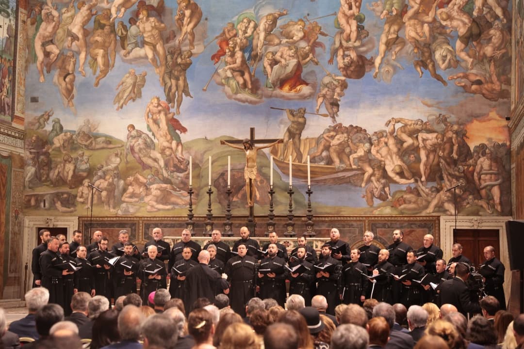 President says Patriarch Ilia II “let Georgia into Europe” as Georgian chants heard in Sistine Chapel