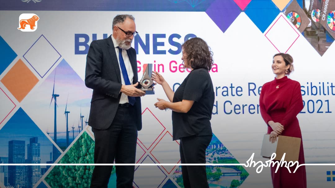“საქართველოს ბანკმა” გაეროს გლობალური შეთანხმების კორპორაციული პასუხისმგებლობის 2 ჯილდო მიიღო