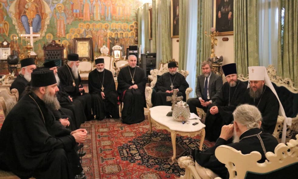პატრიარქმა უკრაინის ეკლესიის (მოსკოვის საპატრიარქო) წარმომადგენლები მიიღო