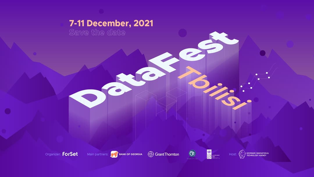 “საქართველოს ბანკის” მხარდაჭერით DataFest Tbilisi 2021 ბრუნდება
