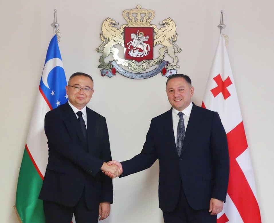 ვახტანგ გომელაური უზბეკეთის რესპუბლიკის შინაგან საქმეთა მინისტრის მოადგილეს შეხვდა
