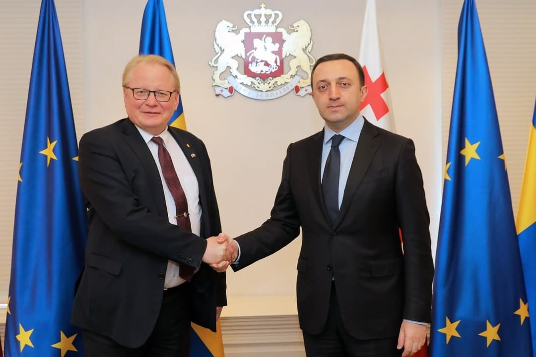 Swedish defense minister visiting Georgia, bilateral ties, regional security, Ukraine on top of agenda