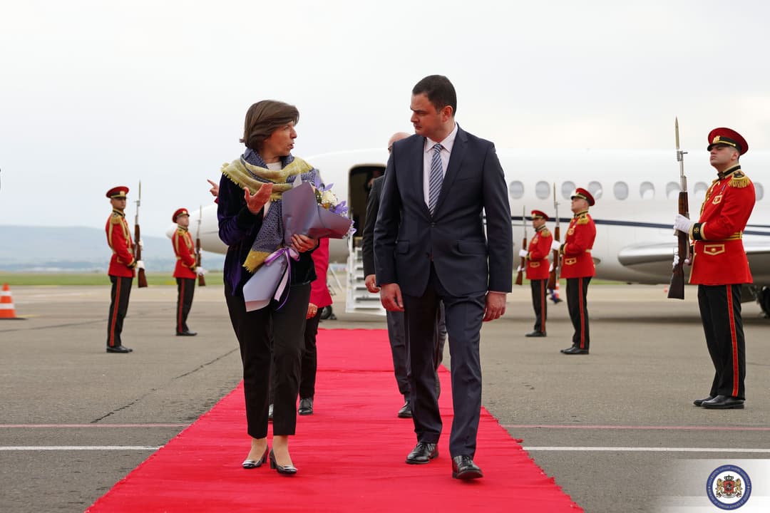 French FM arrives in Tbilisi