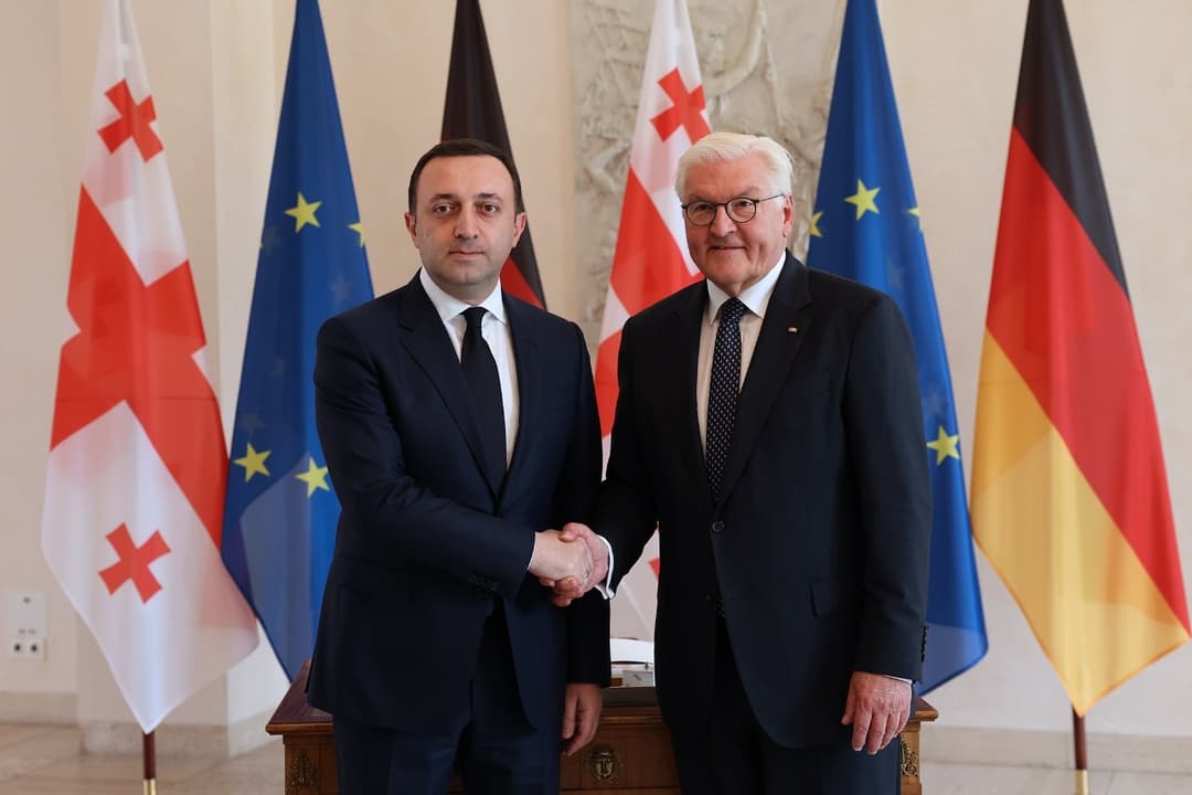 ირაკლი ღარიბაშვილი ფრანკ-ვალტერ შტაინმაიერს შეხვდა