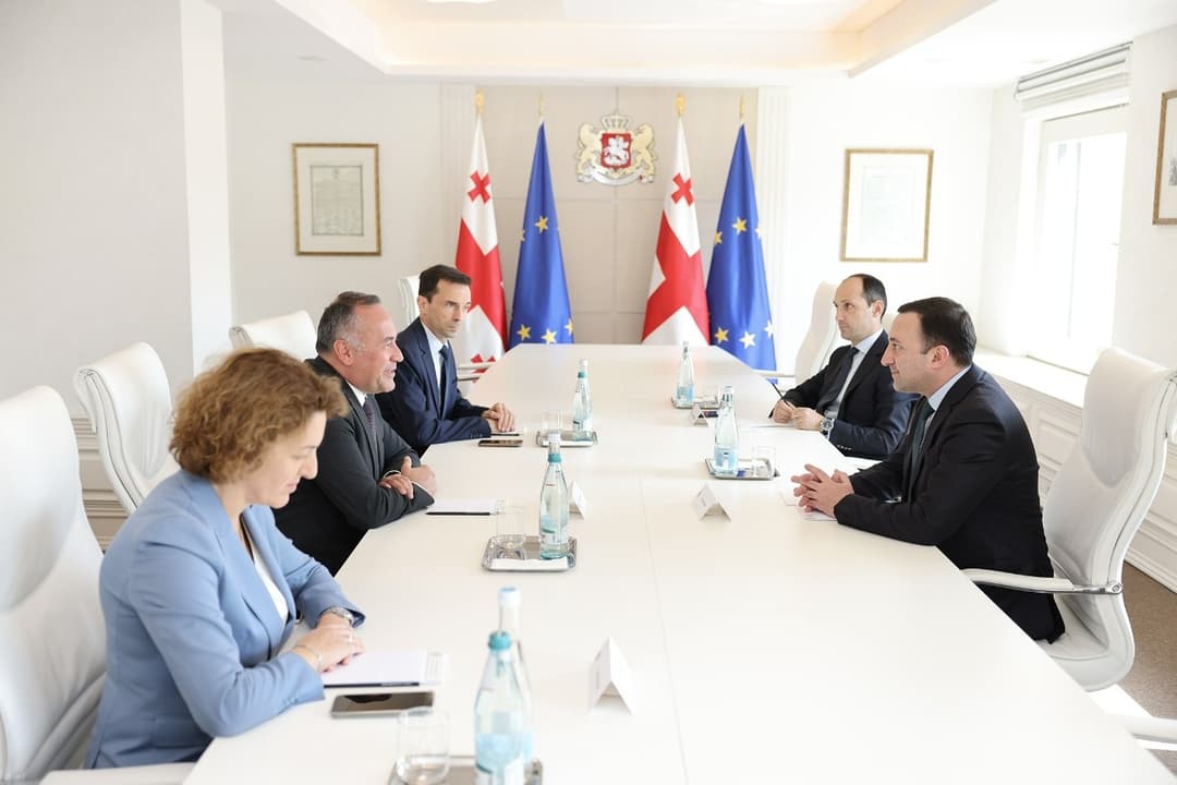 ირაკლი ღარიბაშვილი TAV Airports-ის პრეზიდენტს შეხვდა