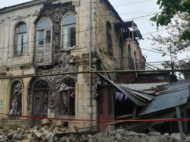 House belonging to cultural heritage explodes in Kutaisi
