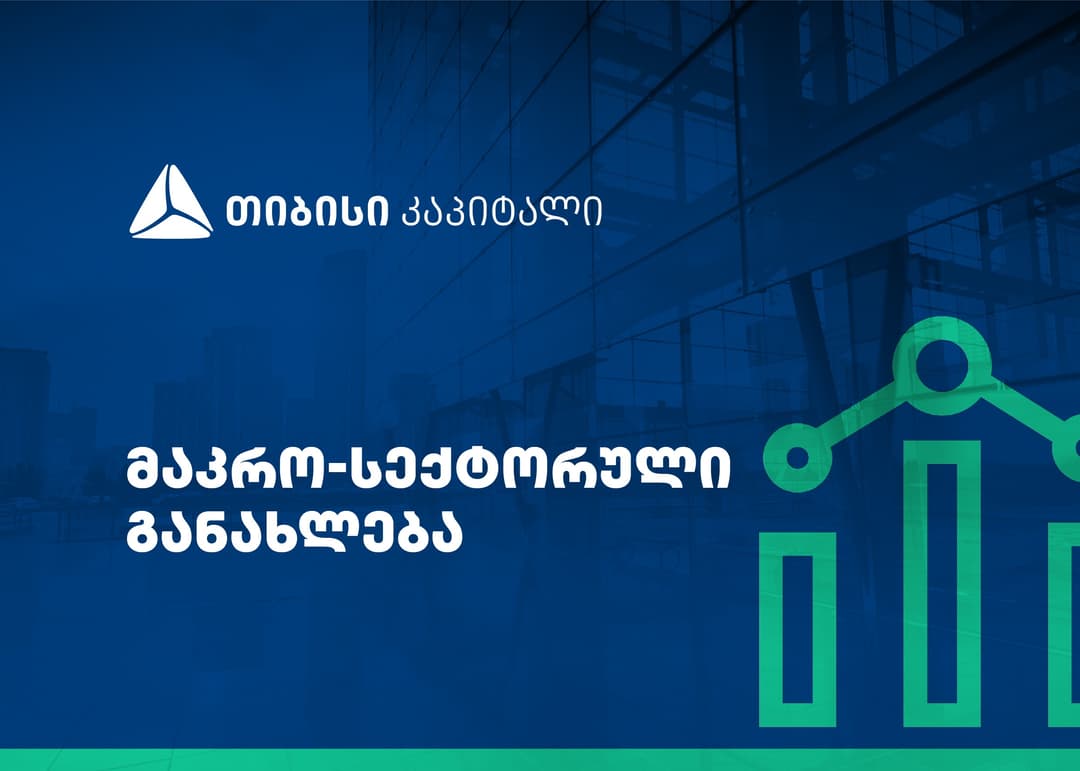 თიბისი კაპიტალმა განახლებული, მაკრო-სექტორული მიმოხილვა წარადგინა