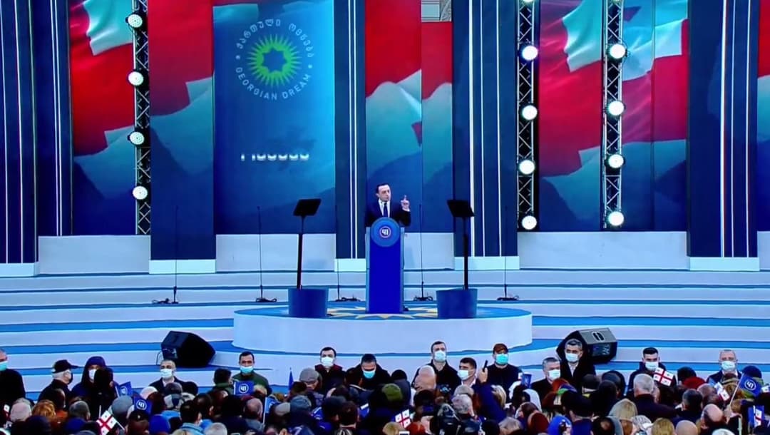 ირაკლი ღარიბაშვილი – 2012 წელს ბიძინა ივანიშვილის ლიდერობით მშვიდობიანი აქციით განვაიარაღეთ ავტორიტარული, ხალხის მჩაგვრელი რეჟიმი