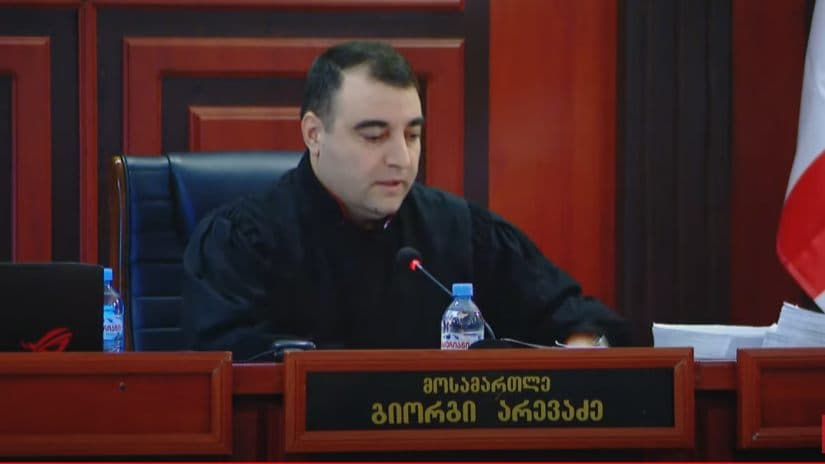 Ex-pres. Saakashvili remotely attending trial hearing on his release