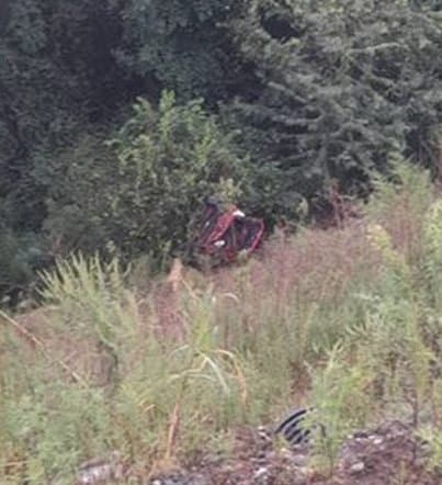 გეგუთში ავტომობილი გზიდან გადავარდა