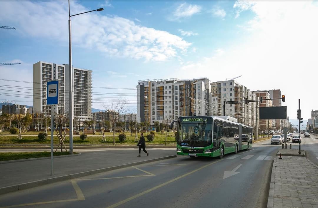 18-მეტრიანი ავტობუსებით N314 მარშრუტის მგზავრებიც ისარგებლებენ