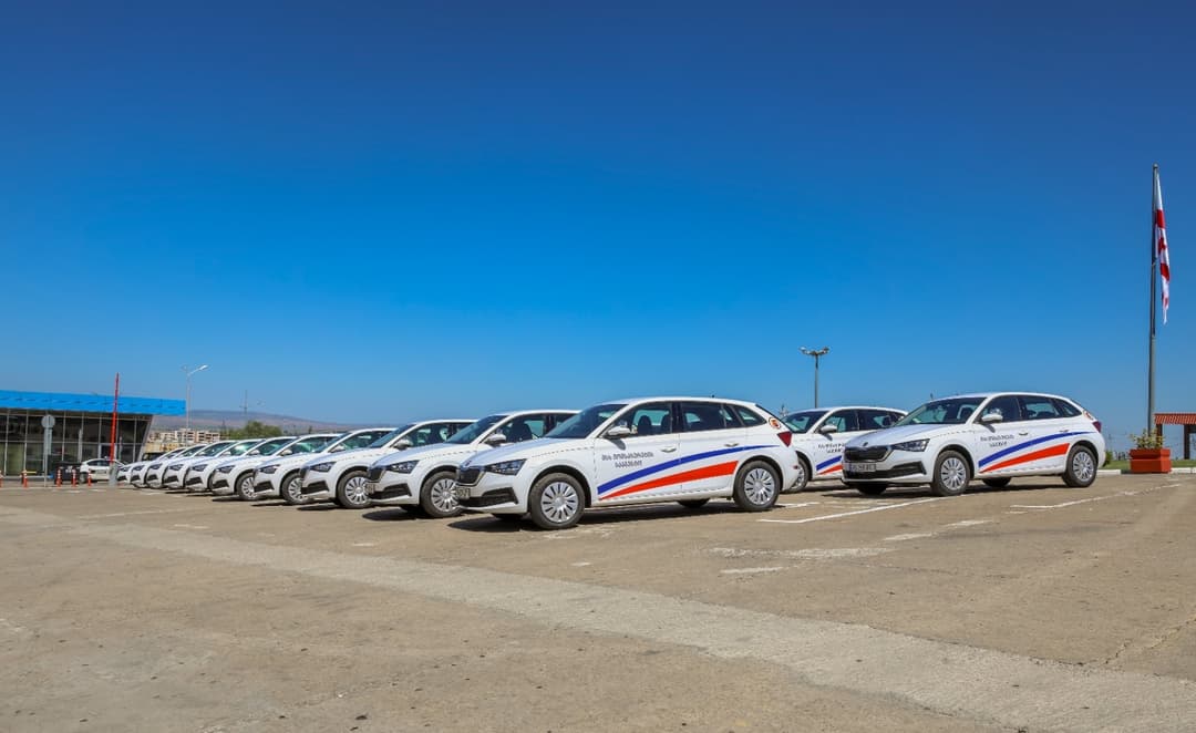 მომსახურების სააგენტოს ავტოპარკი 45 ავტომობილით განახლდა