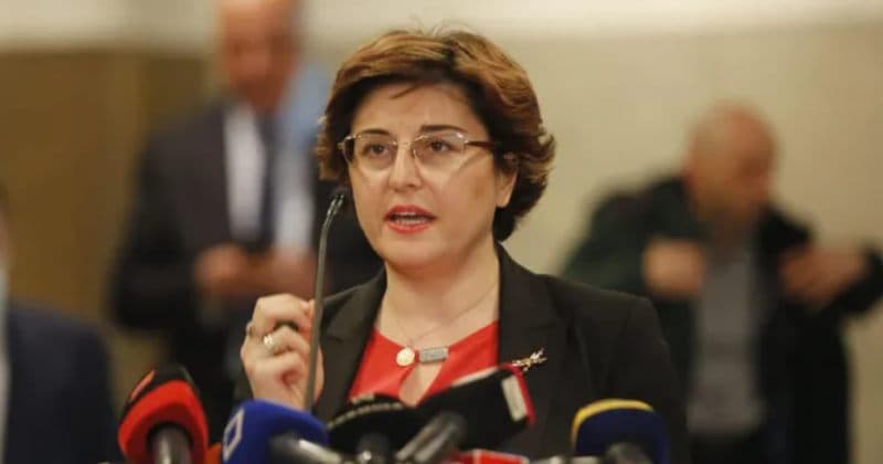 Republican Party chair Samnidze says two attacked her, David Berdzenishvili in central Tbilisi