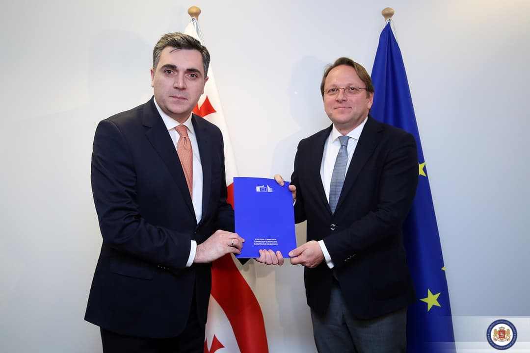 Georgia receives questionnaire for its EU membership bid