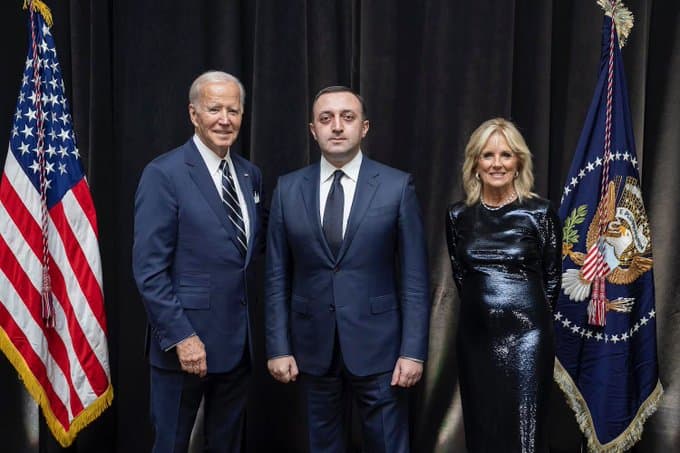 ირაკლი ღარიბაშვილი – მადლობას ვუხდი ჯო ბაიდენსა და მის მეუღლეს თბილი მიღებისა და საქართველოს მიმართ აშშ-ის მტკიცე მხარდაჭერისთვის