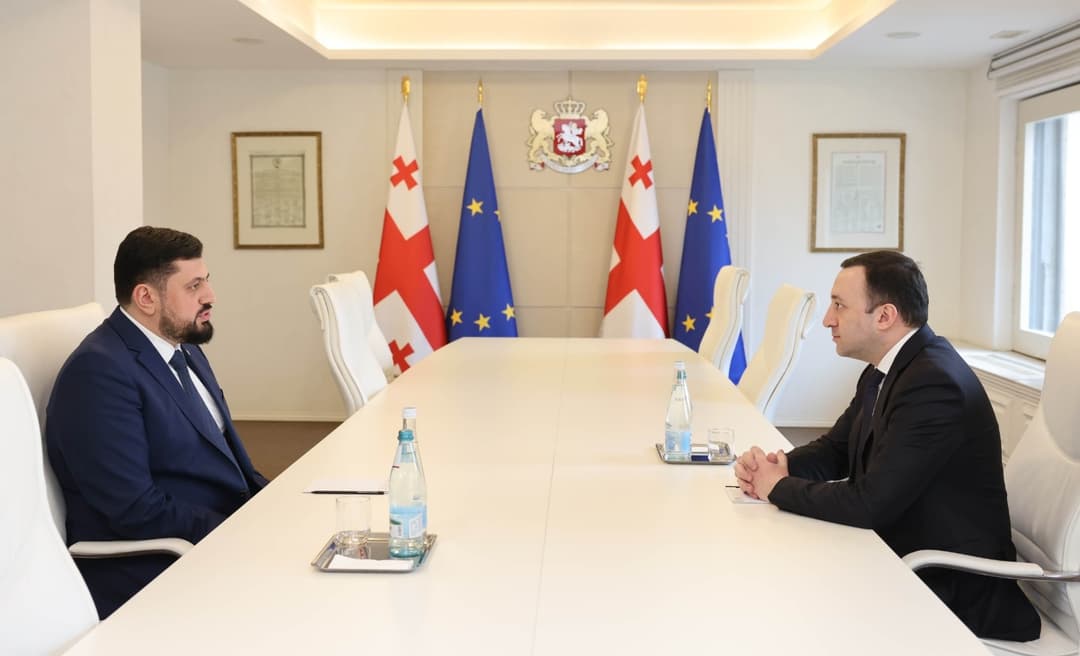 ირაკლი ღარიბაშვილი ანტიკორუფციული ბიუროს ახლადდანიშნულ უფროსს შეხვდა