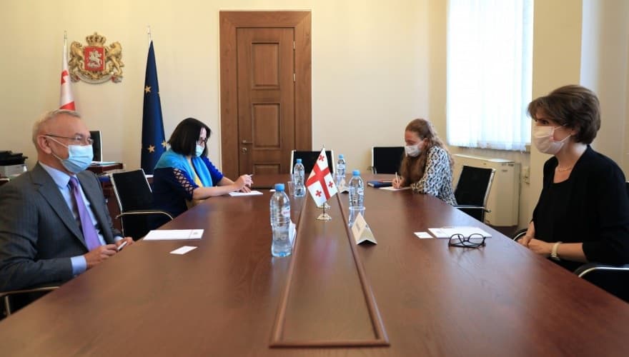 ელისო ბოლქვაძე უკრაინის ელჩს იგორ დოლგოვს შეხვდა