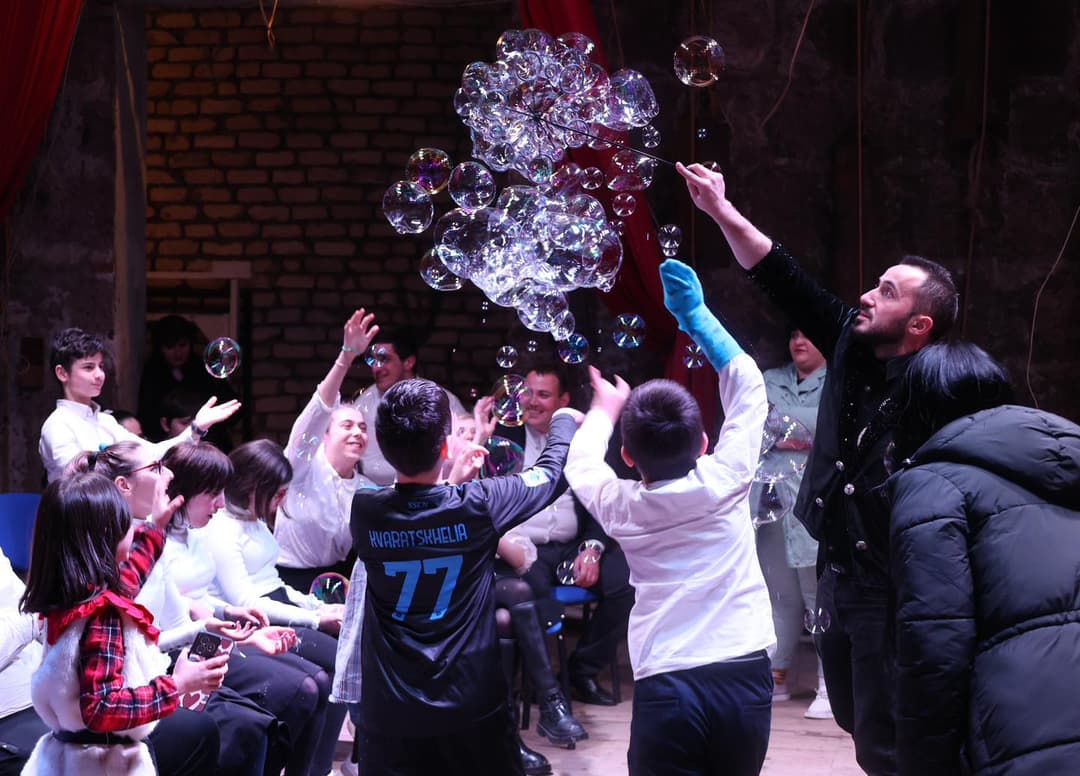 ბორჯომში დღის ცენტრ “თებეს“ ბენეფიციარებისთვის ღონისძიება გამართა