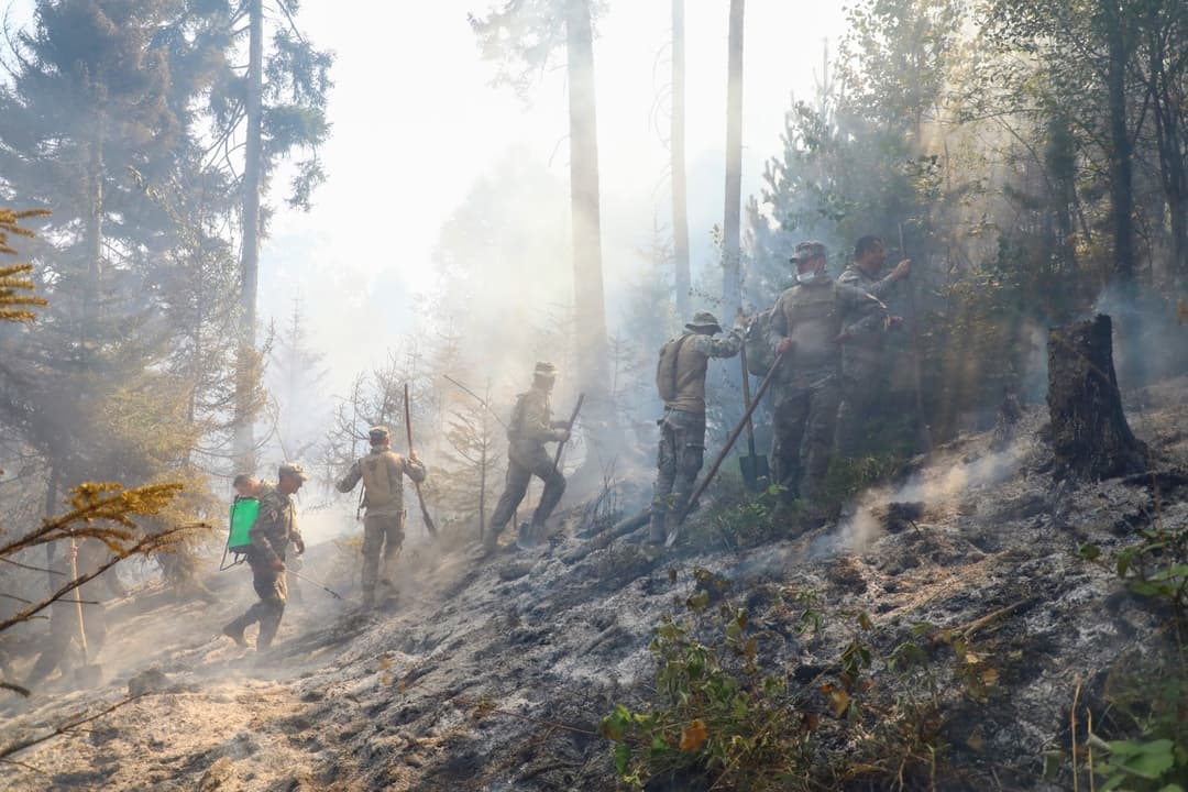 Turkey sends 8-ton tank firefighting plane to combat forest fire in Georgia’s Borjomi municipality