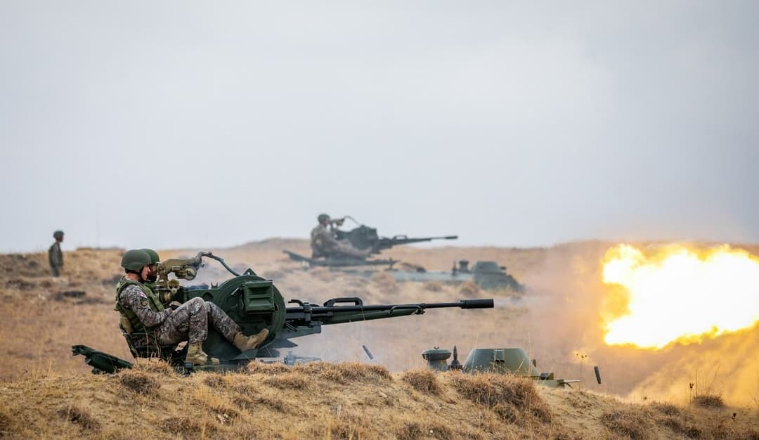 ვაზიანში სამეთაურო საშტაბო სწავლება “ქარიშხალი 2022“ საბრძოლო სროლებით დასრულდა