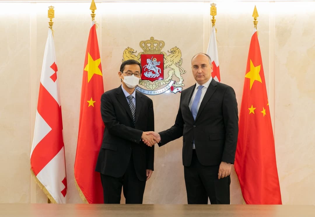 საქართველოს თავდაცვის მინისტრი ჩინეთის ახალდანიშნულ ელჩს შეხვდა