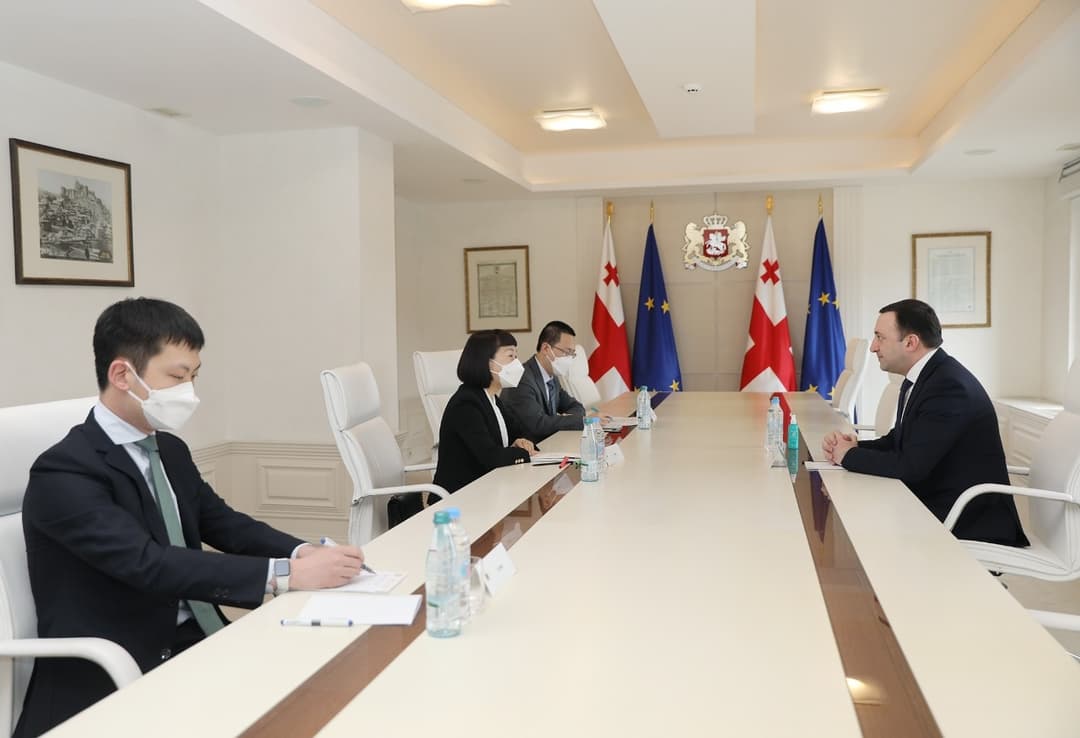 ირაკლი ღარიბაშვილმა ჩინეთის ელჩთან გამოსამშვიდობებელი შეხვედრა გამართა