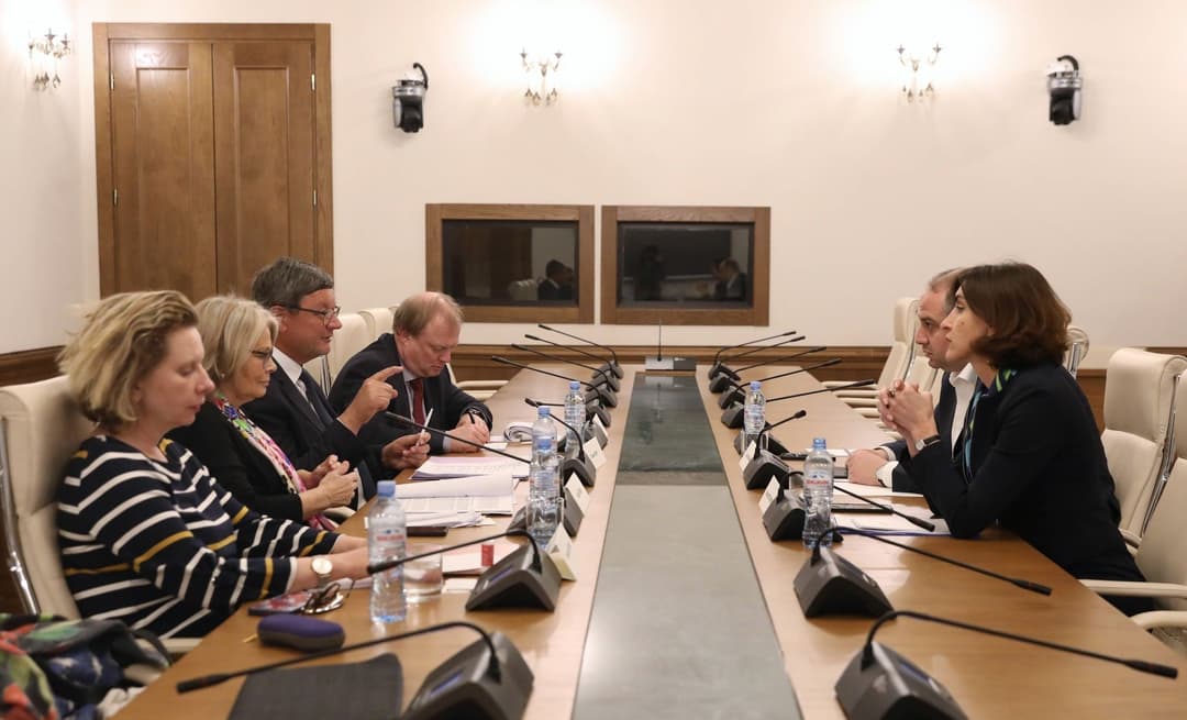 ფრაქცია “ქართული ოცნების“ წევრები ევროპის საბჭოს საპარლამენტო ასამბლეის მონიტორინგის კომიტეტის წევრებს შეხვდნენ