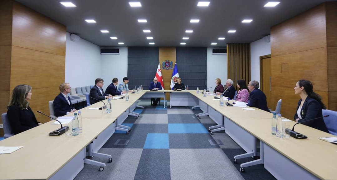 ალექსანდრე დარახველიძემ ეროვნულ-დემოკრატიული ინსტიტუტის (NDI) მაღალი დონის დელეგაციასთან შეხვედრა გამართა