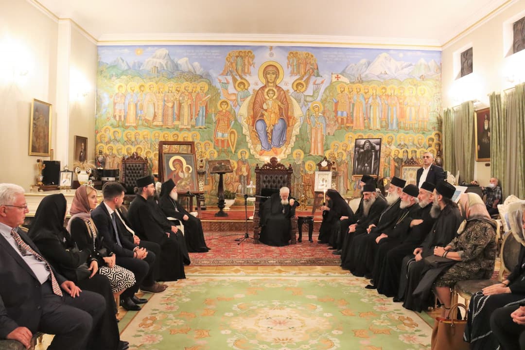 სრულიად საქართველოს კათოლიკოს-პატრიარქმა ვატოპედის მონასტრის დელეგაციას უმასპინძლა