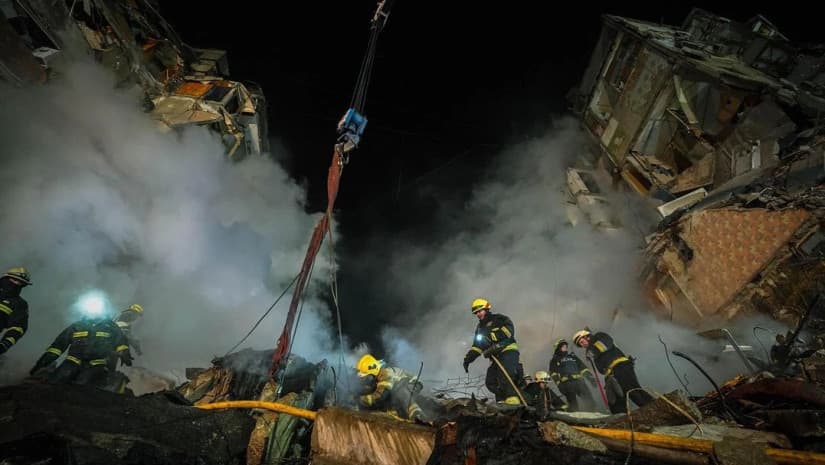 Death toll reaches 35 after Russians’ Dnipro residential block strike