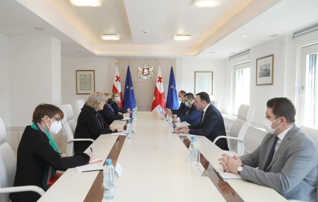 ირაკლი ღარიბაშვილმა დუნია მიატოვიჩთან ადამიანის უფლებების კუთხით საქართველოსა და მის ოკუპირებულ ტერიტორიებზე არსებული ვითარება განიხილა