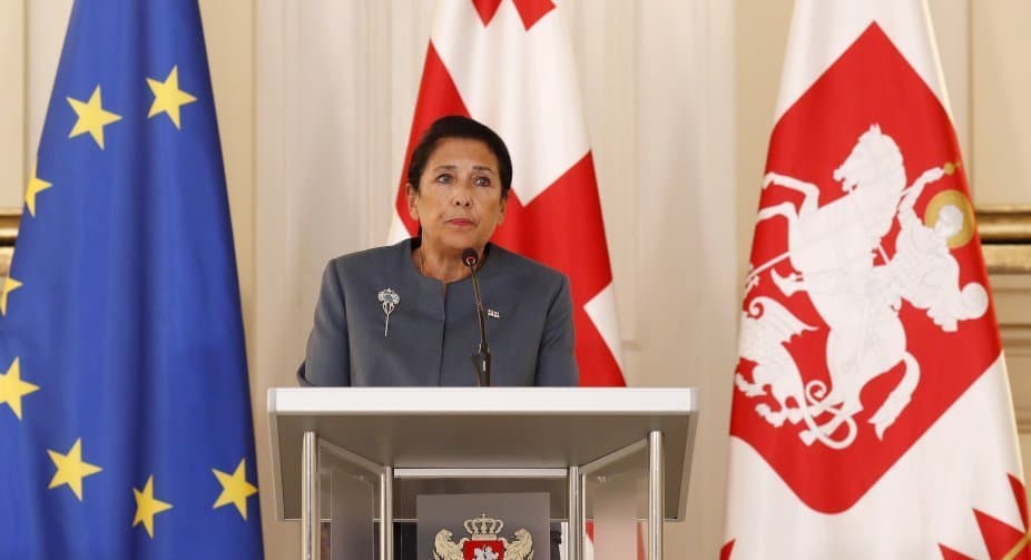 Salome Zurabishvili will not take part in large-scale events due to deteriorating epidemiological situation