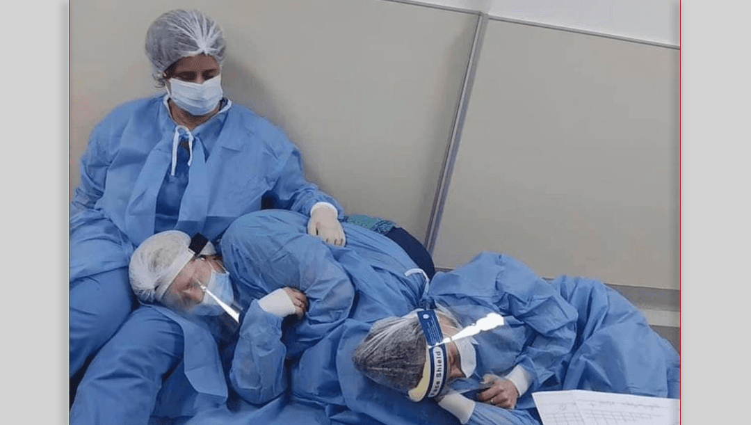 ქართველი ექიმები მძიმე სამუშაო პირობებში