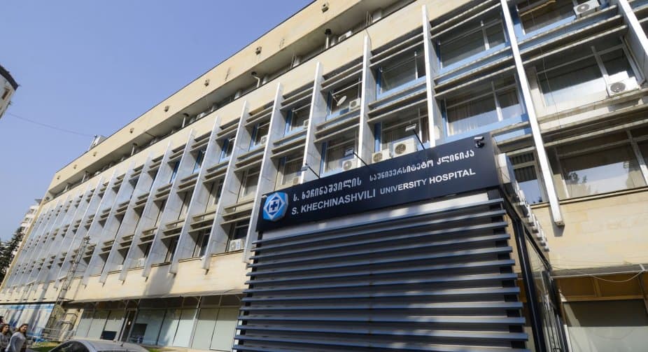 Condition of a man shot in central Tbilisi stable