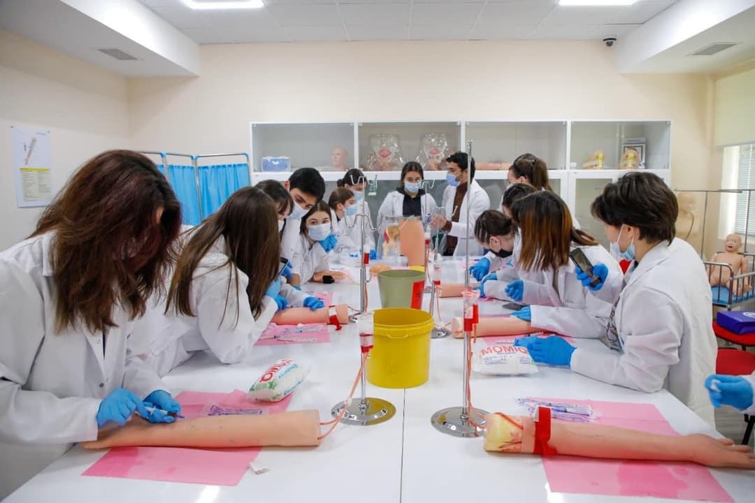 “ევროპის უნივერსიტეტში” აბიტურიენტებისთვის მედიცინის პრაქტიკული ვორქშოფების მეორე ეტაპი მიმდინარეობს