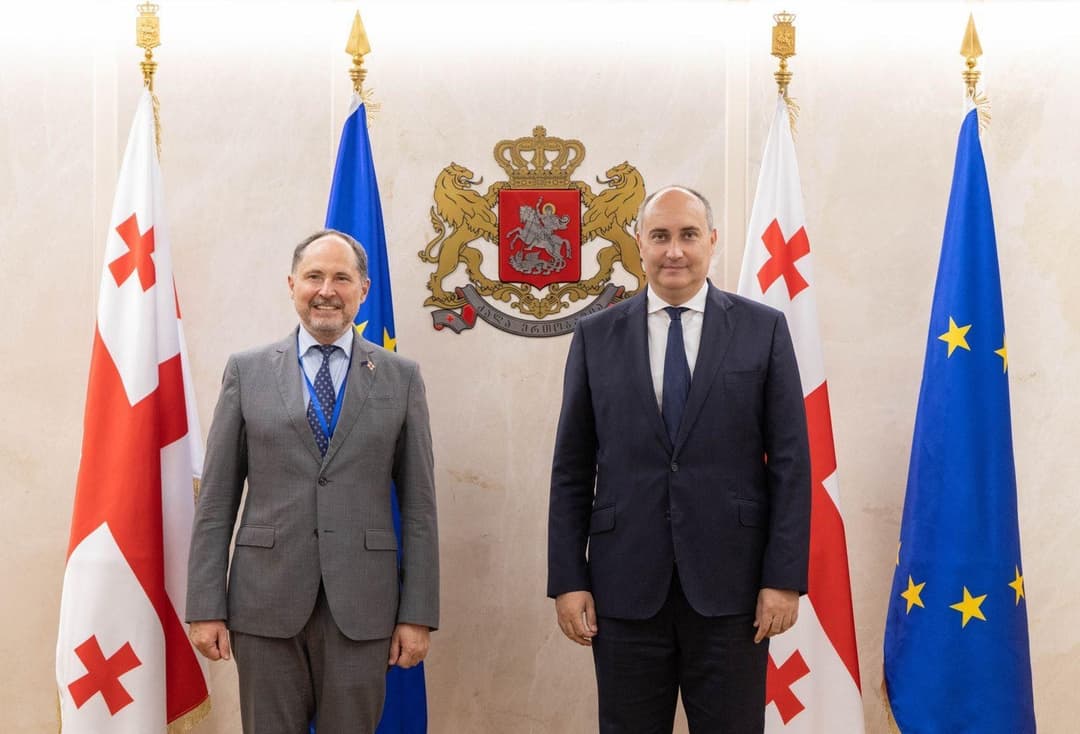 ჯუანშერ ბურჭულაძემ საქართველოში ევროკავშირის ელჩს უმასპინძლა