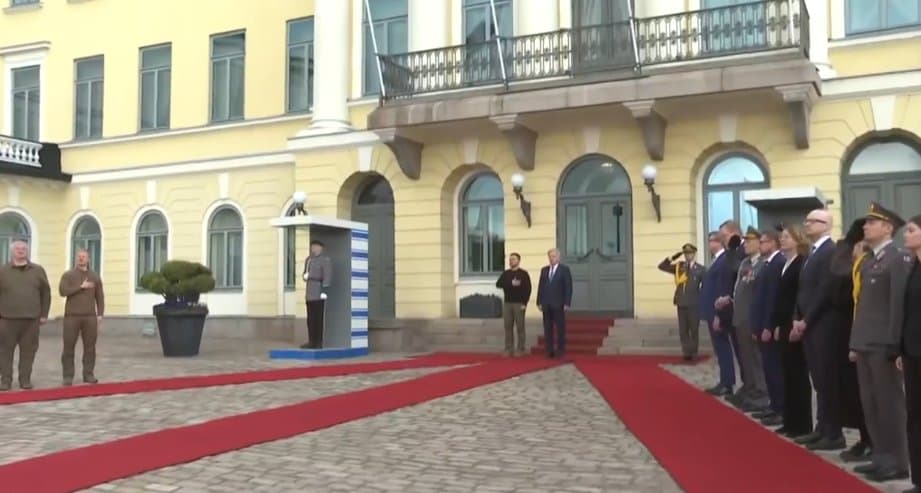 ვოლოდიმირ ზელენსკი ფინეთში ჩავიდა