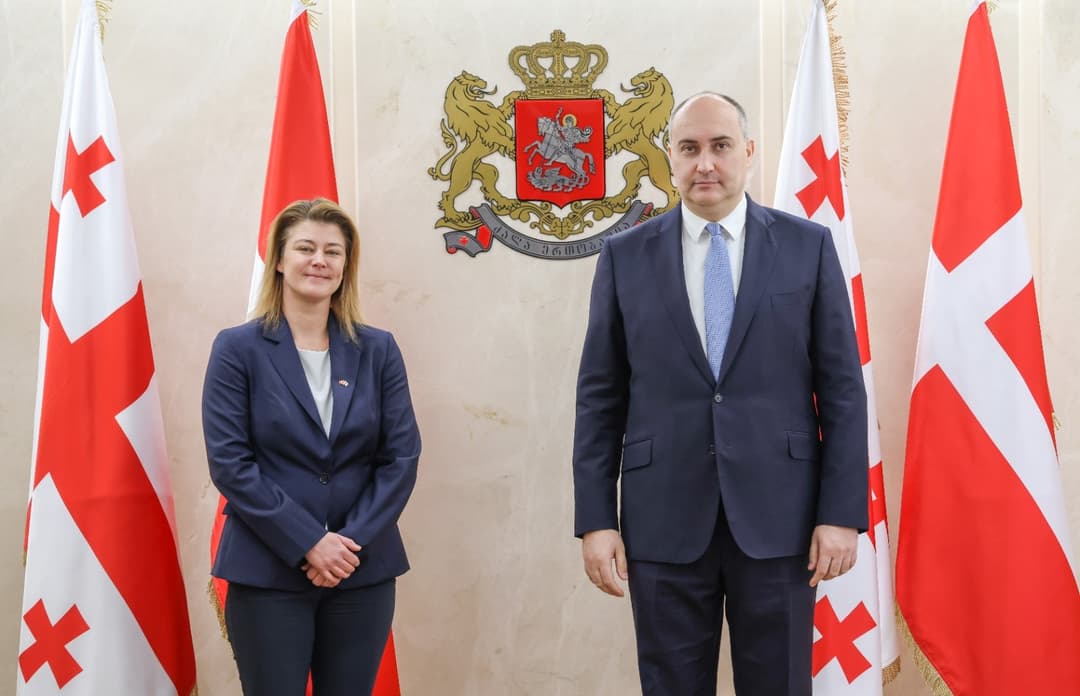 თავდაცვის მინისტრმა დანიის ახალდანიშნულ ელჩთან გაცნობითი შეხვედრა გამართა