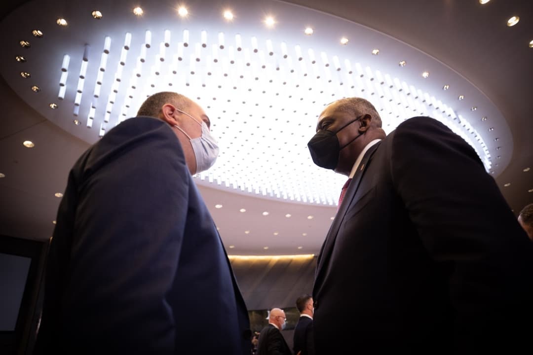 საქართველოს თავდაცვის მინისტრი ბრიუსელში აშშ-ის თავდაცვის მდივანს შეხვდა