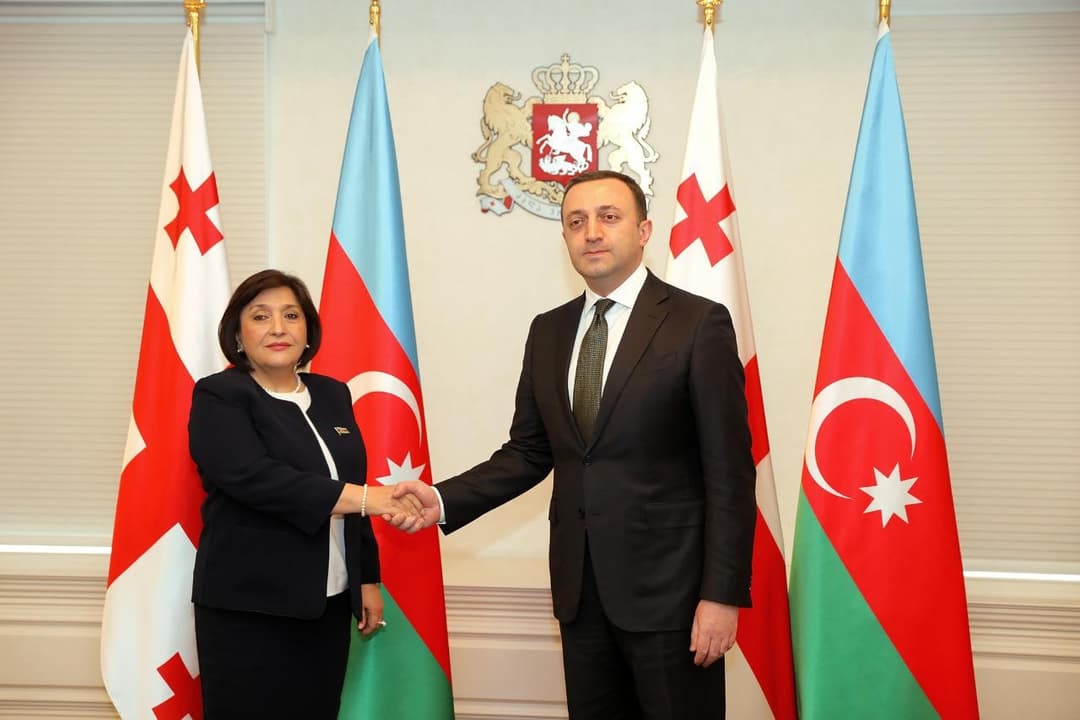 ირაკლი ღარიბაშვილი აზერბაიჯანის მილი მეჯლისის თავმჯდომარეს შეხვდა