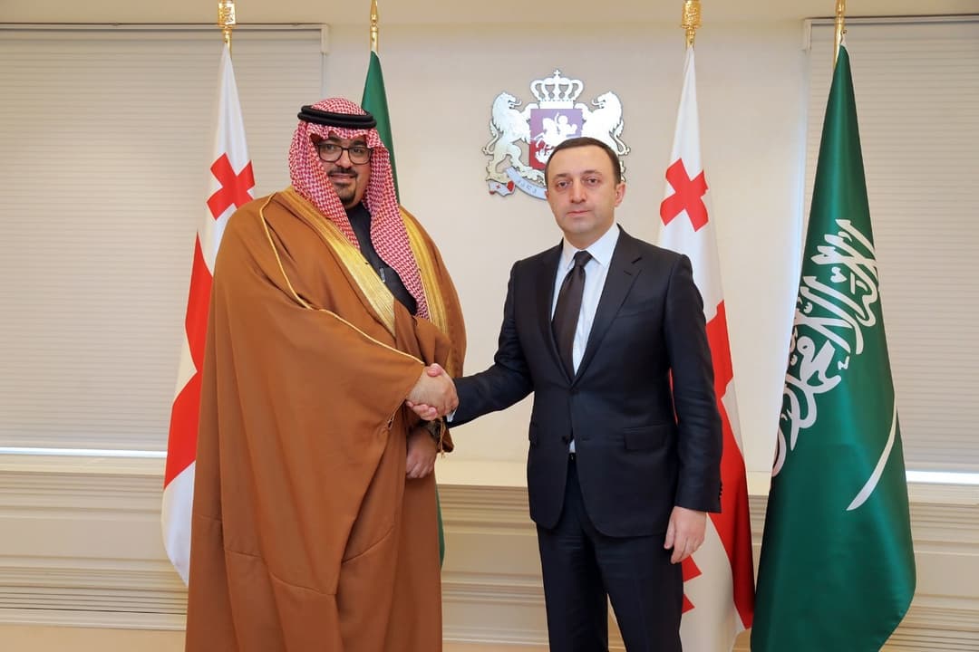 ირაკლი ღარიბაშვილი საუდის არაბეთის სამეფოს ეკონომიკისა და დაგეგმარების მინისტრს შეხვდა