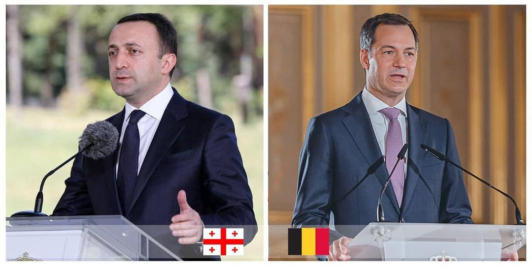 ირაკლი ღარიბაშვილი ბელგიის სამეფოს პრემიერ-მინისტრს ტელეფონით ესაუბრა