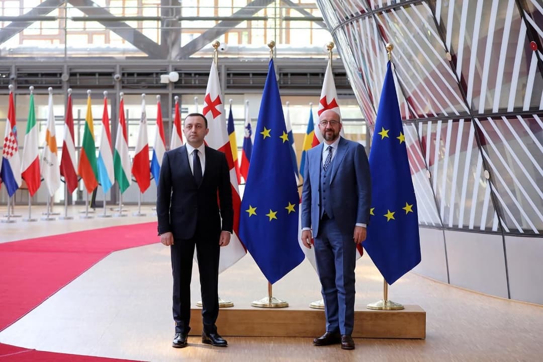 ირაკლი ღარიბაშვილი – შარლ მიშელის სახით ბრიუსელში საქართველოს დიდ მეგობარს შევხვდი